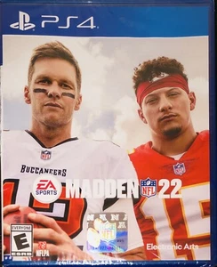 Madden NFL 22 - Sony PlayStation 4 BRANDNEU Tom Brady & Patrick Mahomes Cover - Bild 1 von 2