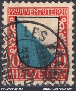 SUISSE ARMOIRIES DU CANTON DE ZURICH N° 177 AVEC OBLITERATION - Picture 1 of 2