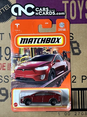 2023 Matchbox Tesla Model X Red 18/100 - Image 1 of 2