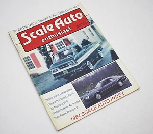SCALE AUTO ENTHUSIAST Magazine Jan 1985 Model Car Kits News Camaro Pro Street - Picture 1 of 3