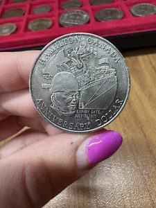 Coin Canada 1 Dollar 1971 City Of Hamilton Ab - Imagen 1 de 2