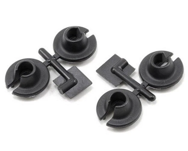 RPM 73152 Lower Spring Cups (Black) (4) Losi XXX-4 XXX-T Traxxas Slash Stampede - Image 1 of 1
