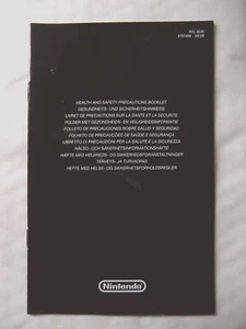 54575 Instruction Insert - Health And Safety Precautions Booklet - Nintendo Wii - Picture 1 of 1