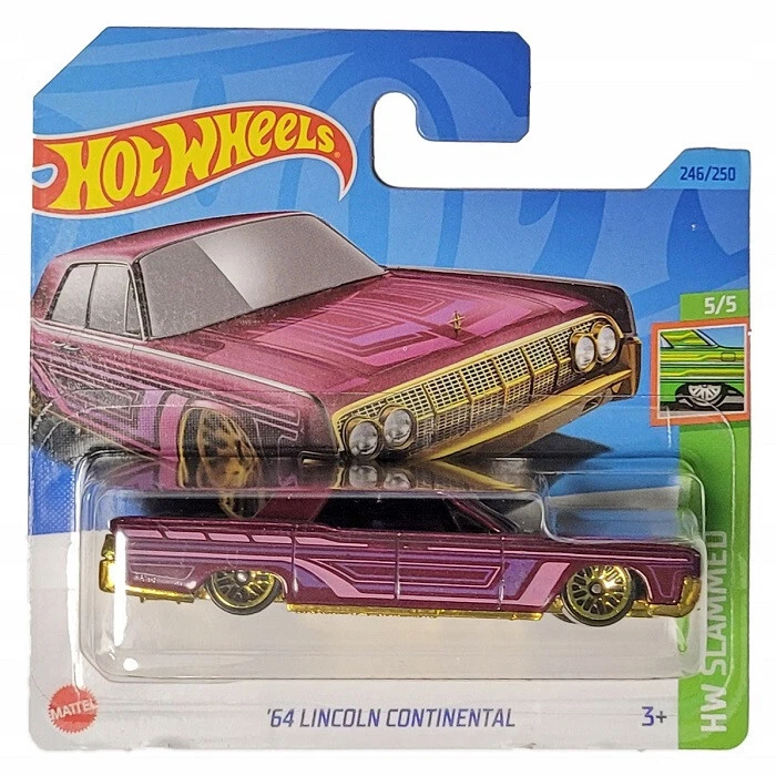 HOT WHEELS HKJ09 '64 LINCOLN CONTINENTAL 2023 (HW SLAMMED) 5/5 246/250 - Immagine 1 di 1