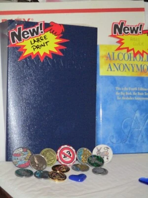 Alcoholics Anonymous AA BIG BOOK LARGE PRINT 4TH ED - Image 1 of 4