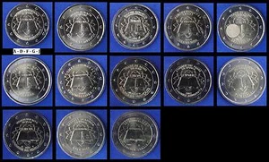 2 EUROS CONMEMORATIVA - 50 Anos Tratado Roma - Todos los Países Disponibles - Bild 1 von 18