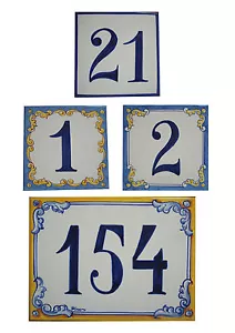 Tile custom of number of home, number house tile personalised - Picture 1 of 1