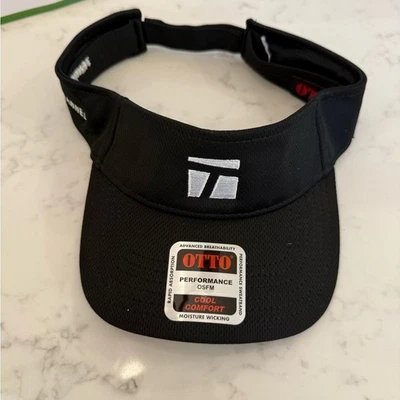 Visera de tenis ajustable OTTO NUEVA CON ETIQUETAS - negra Foto 1 de 4
