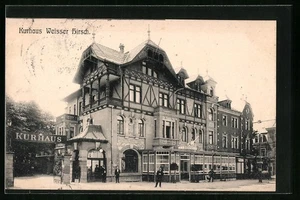 Weisser Hirsch, Ansichtskarte, Kurhaus Weisser Hirsch 1908  - Picture 1 of 2