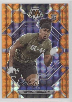 2023 Panini Mosaic Rookies Orange Prizm /199 Tavius Robinson #365 Rookie RC - Image 1 of 3