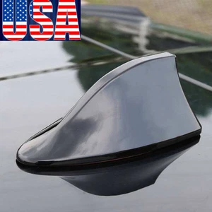 Shark Fin Roof Antenna Aerial FM/AM Radio Signal Decoration Car Trim Universal* - Picture 1 of 12