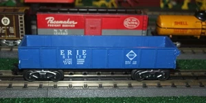 MARX Erie dunkelblaue Gondel mit Drop Ends auf G Trucks - SOLD AS IS - Bild 1 von 4
