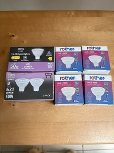 8 led spot lights 12v home downlights Tesco - Picture 1 of 2
