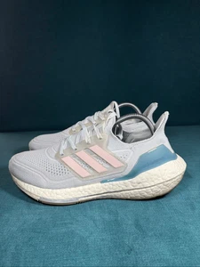 Adidas Ultraboost 21 Women's Running Shoes Sneakers Gray Blue Size 9.5 - Picture 1 of 9