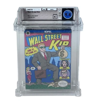 Nuevo Juego NES Wall Street Kid Precintado WATA 9.4 Graduado Nintendo 1990 Foto 1 de 4