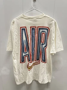 Vintage Nike Air T-Shirt doppelseitig großes Logo Neu mit Etikett USA 90s Large - Bild 1 von 4