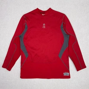 Maglia Nike Los Angels Angels Pro Combat Dri-Fit taglia XL aderente manica lunga pile - Foto 1 di 10