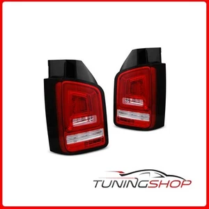 LDVWL1 COPPIA FARI FANALI POSTERIORI VW T5 03.03-09 INDICATORE SEQ LED PIENO ROS - Foto 1 di 2