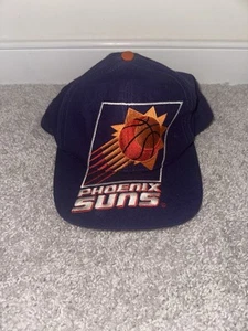 Vintage Phoenix Suns Big Logo Snapback Cap 90's NBA Hat - Picture 1 of 4