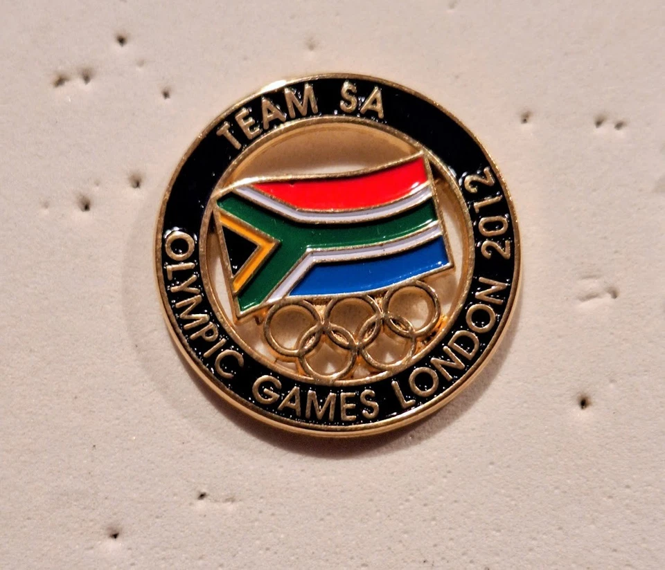  BONITO PIN DE LOS OLÍMPICOS DE Londres 2012 - sudafrica noc  Foto 1 de 1