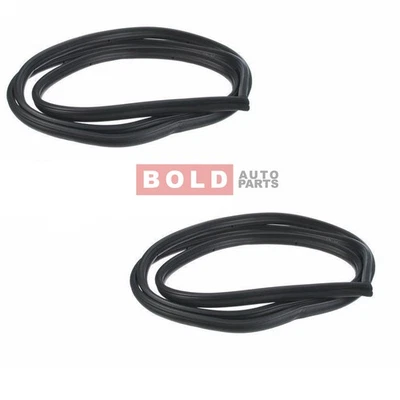 For Porsche 911 65-94 COUPE Set Left+Right Door Seal Weatherstrip Rubber Gasket - Image 1 of 4