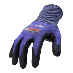212 Performance AX360 nahtlose Nitril getaucht gepunkteter Griff Arbeitshandschuhe AXDGC3-03 - Bild 1 von 5
