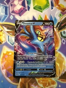 2022 Pokemon TCG SWSH Silver Tempest Omastar V 035/195 NM - Bild 1 von 10