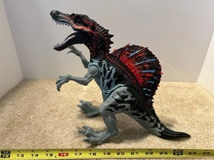 Dinosaurio Spinosaurus Parque Jurásico. rojo, negro. - Imagen 1 de 5