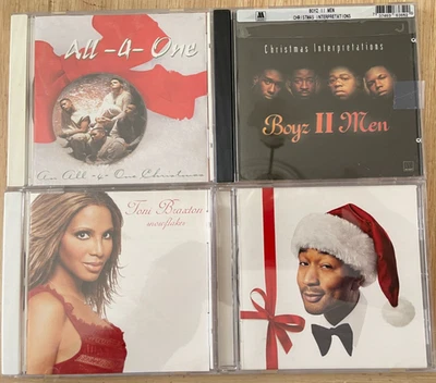 R&B Christmas 4 CD LOT - All-4-One - Boyz II Men - Toni Braxton - John Legend Foto 1 de 2