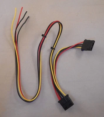 ATX PSU 4-Pin Peripheral HDD/ODD Replacement Wire Harness - Image 1 of 2