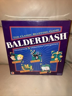 New & Sealed - 2003 Mattel Balderdash - The Classic Bluffing Party Game - Image 1 of 2