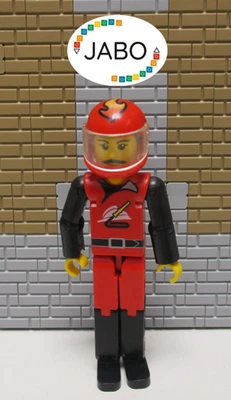 ( J 6 / 22  )   Lego Technic / Technik  Figur mit Helm Feuerwehr / Feuerwehrmann - Bild 1 von 2
