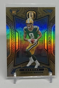 2022 Christian Watson Panini Gold Standard Rookie Platinum Parallel /75 RC - Picture 1 of 2