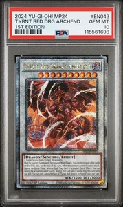 2024 Yu-Gi-Oh Tyrant Red Dragon Archfiend MP24-EN043 QCSR PSA 10 (Aug 25) - Picture 1 of 2