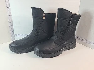 Stivali da neve Pajar neri Icegrip con zip laterale impermeabili taglia 12 -12,5 senza scatola - Foto 1 di 9