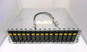 EMC Expansion Arra JBOD Disk array Shelf & CADDIES 15x 3.5" SATA/SAS Drive Able - Picture 1 of 5