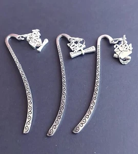 2024 GRADUATION GIFT๐๐ Silver Plated Bookmark/various /Unique gift card - Picture 1 of 24