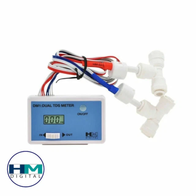 HM Digital DM-1 In-Line Dual TDS Monitor - Blue