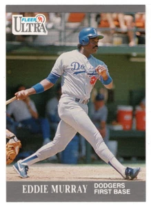 Eddie Murray - Los Angeles Dodgers (MLB) 1991 Fleer Ultra Baseball # 166 MT - Picture 1 of 1