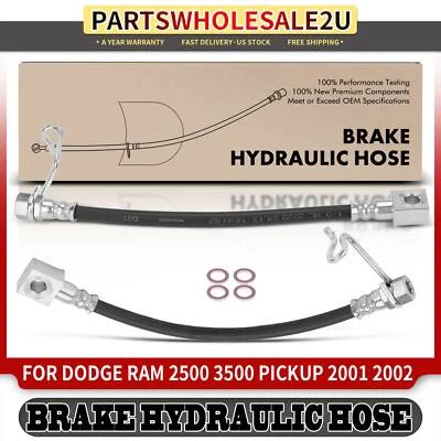 2x Manguera hidráulica de freno lateral trasero para camioneta Dodge Ram 2500 Ram 3500 2001-2002 Foto 1 de 4