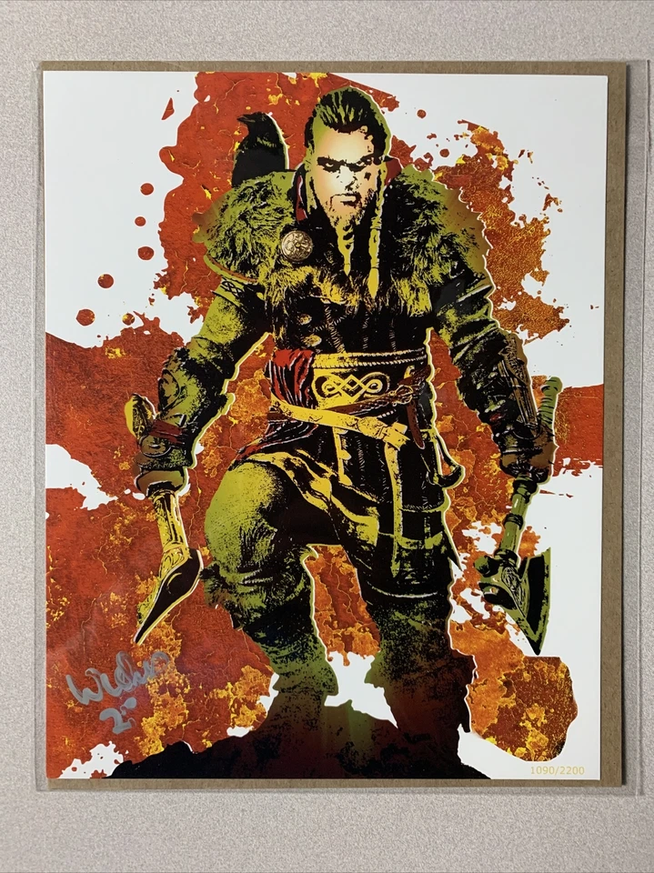 Assassins Creed : Valhalla - BAM Gamer Box Fan Art Print Signed by artist /2200 - Image 1 of 1