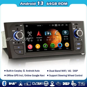 8-Kern Android 13 CarPlay Autoradio Fiat Grande Punto Linea BT 5.0 GPS WIFI 64GB - Bild 1 von 21