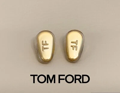 Almohadillas nasales atornillables de repuesto doradas Tom Ford para gafas de sol gafas de silicona Foto 1 de 4