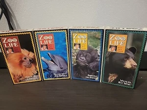 Educational Movies VHS - Zoo Life With Jack Hanna VHS Tape Lot - Picture 1 of 5