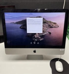 Apple iMac A1418 21" i5-4260U 1.4GZh 8GB RAM 500GB (Mid 2014) | Cracked Glass - Picture 1 of 4