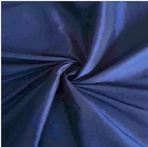 10 YDS NAVY BLUE POLYRAYON SHINY TAFFETA DRESS LINING DECOR 70 DENIER 58" WIDE - Picture 1 of 3