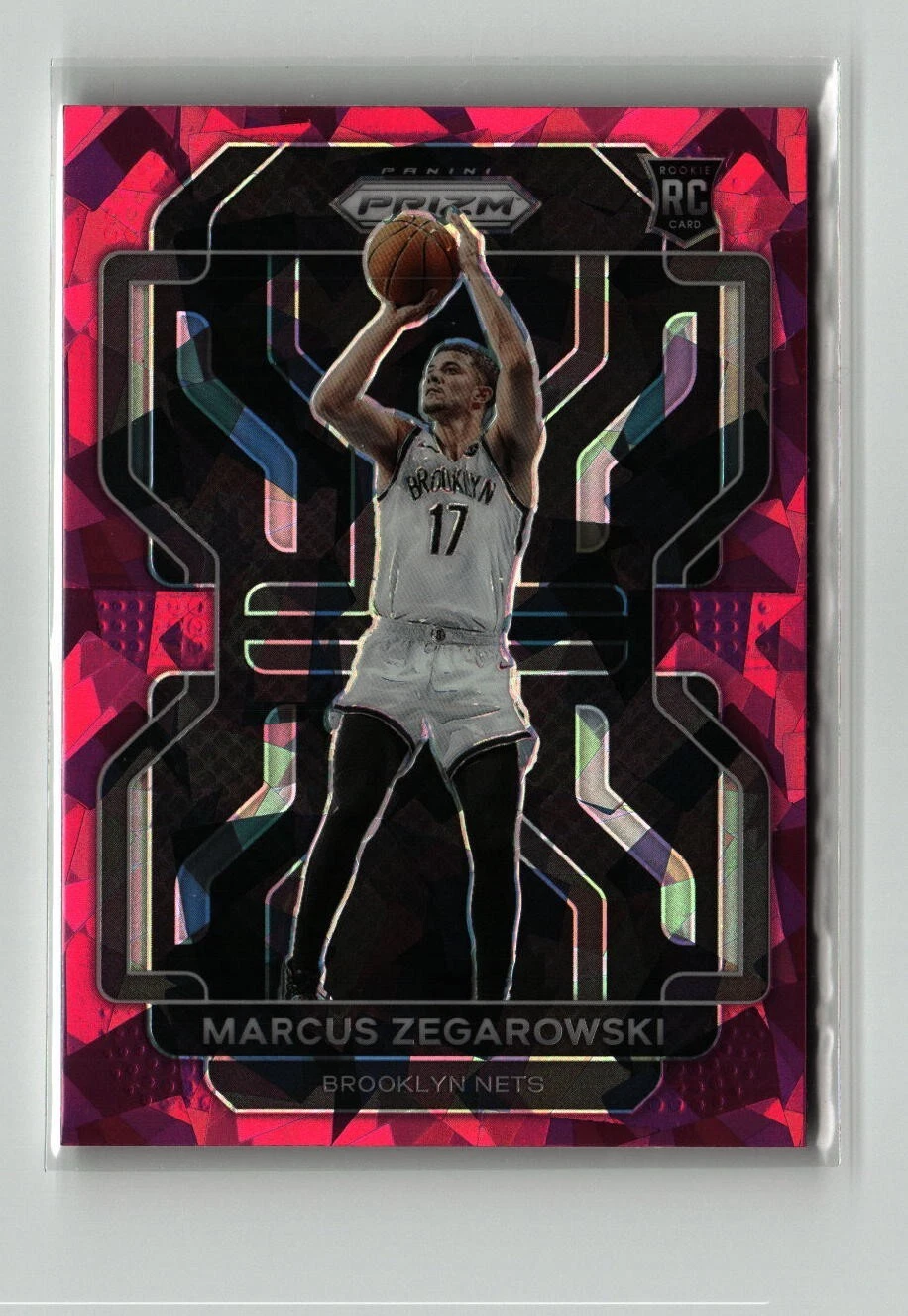 MARCUS ZEGAROWSKI RC 2021-22 Panini Prizm Purple Ice Prizm Rookie Card /149 #300