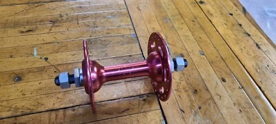 Nuevo de Lote Antiguo Suzue BMX Buje Delantero Rojo 36 Radios Hutch GT Redline Foto 1 de 4