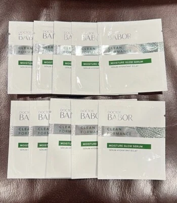 10 x Doctor Babor  Clean formance Moisture Glow Serum sample Pack 2ml each - Image 1 of 3