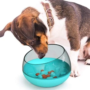 Cápsula Alimentador para Perros Mascotas Tazón de Alimentación Lenta Cuencos Suministros para Cachorros - Imagen 1 de 6